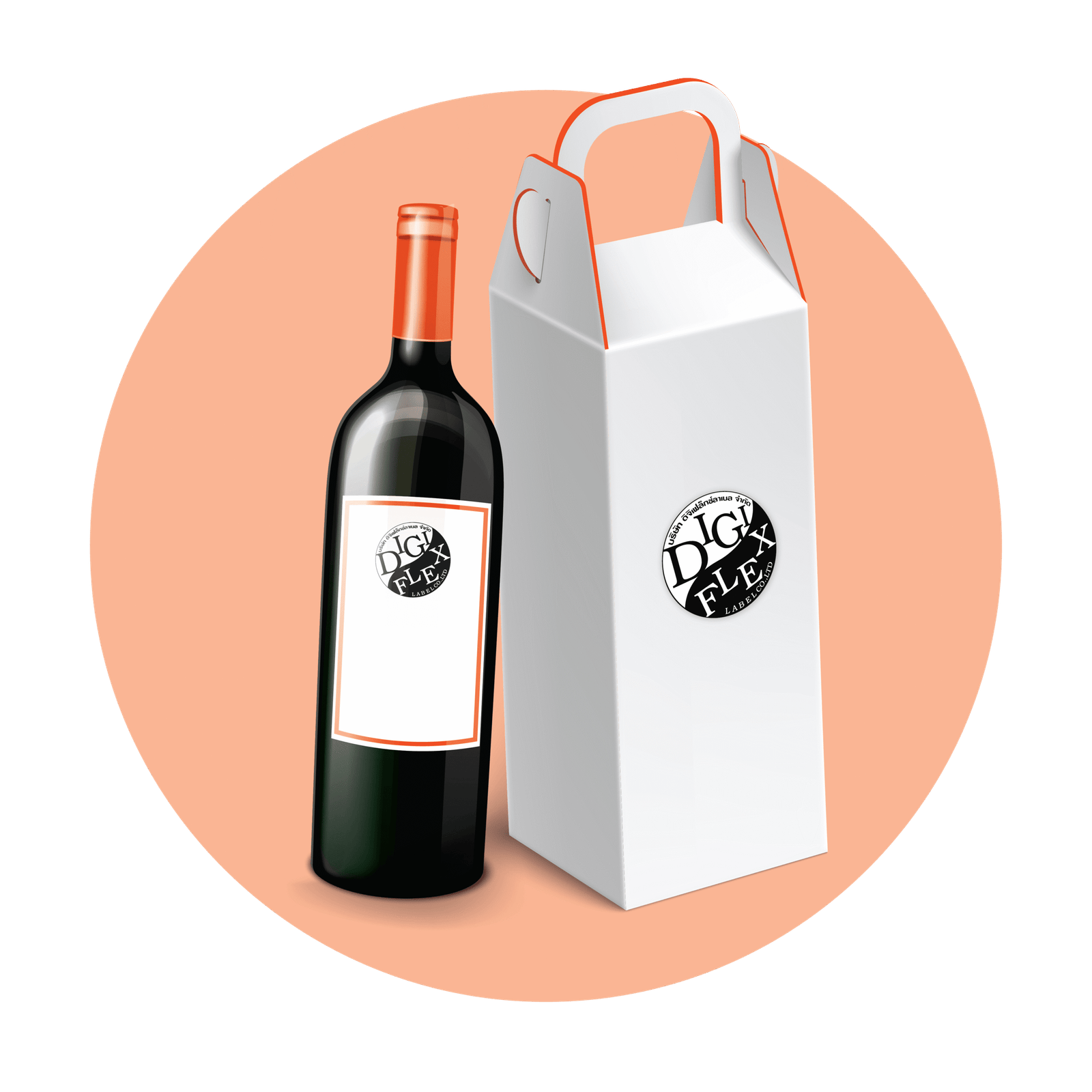 digiflex label beverage packaging and label